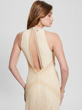 náhled Guess dámské béžové krajkové šaty