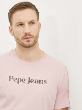 náhled Pepe Jeans pánské růžové tričko