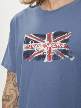 náhled Pepe Jeans pánské modré triko