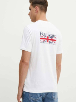 náhled Pepe Jeans pánské bílé tričko Alfie