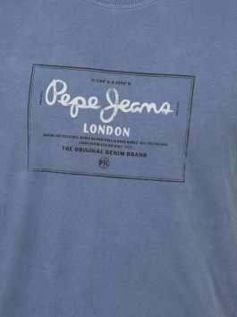 náhled Pepe Jeans pánské modré tričko Simon