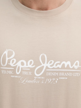 náhled Pepe Jeans pánské béžové tričko