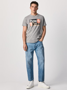 náhled Pepe Jeans pánské šedé tričko Wells