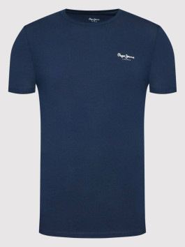náhled Pepe Jeans pánské tmavě modré tričko Basic