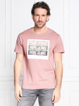 náhled Pepe Jeans pánské růžové triko Acee