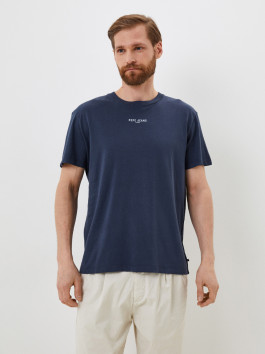 náhled Pepe Jeans pánské modré tričko RAEVON