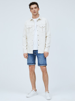 náhled Pepe Jeans pánské modré džínové šortky Cane