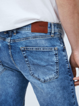 náhled Pepe Jeans pánské modré džínové šortky Cane