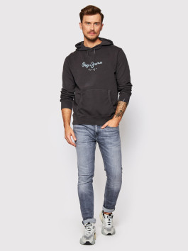 náhled Pepe Jeans pánská tmavě šedá mikina Dariel