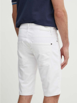 náhled Pepe Jeans pánské bílé džínové šortky