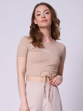 náhled Guess dámské béžové tričko