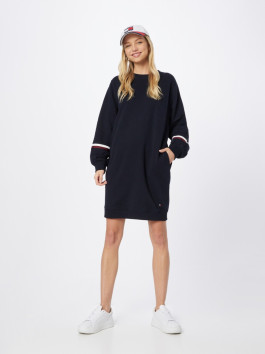 náhled Tommy Hilfiger dámské tmavě modré mikinové šaty