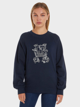 náhled Tommy Hilfiger dáská tmavě modrá mikina