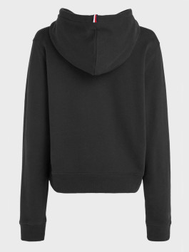 náhled Tommy Hilfiger dámská černá mikina s kapucí