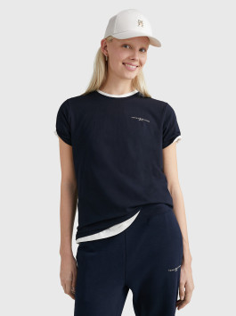 náhled Tommy Hilfiger dámské tmavě modré tričko