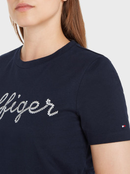 náhled Tommy Hilfiger dámské tmavě modré tričko