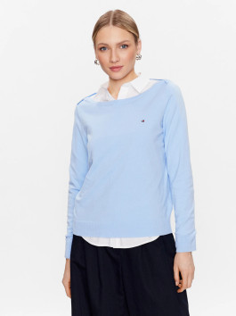 náhled Tommy Hilfiger dámský světle modrý svetr