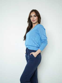 náhled Tommy Hilfiger dámský modrý svetřík