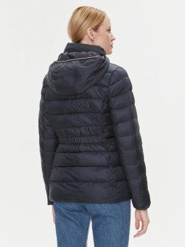 náhled Tommy Hilfiger dámská tmavě modrá prošívaná bunda