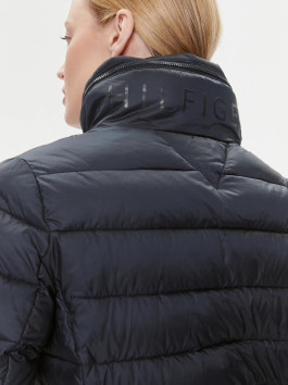 náhled Tommy Hilfiger dámská tmavě modrá prošívaná bunda