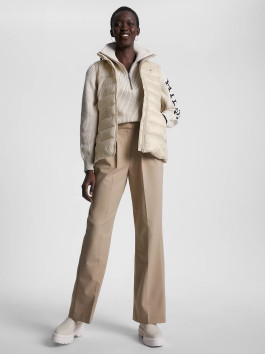 náhled Tommy Hilfiger dámská béžová prošívaná vesta