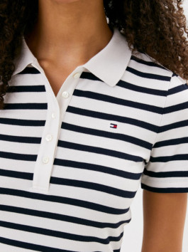 náhled Tommy Hilfiger dámské bílomodré šaty