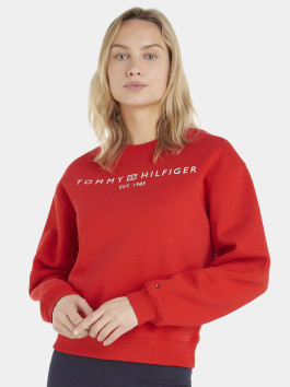 náhled Tommy Hilfiger dámská červená mikina