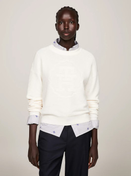 náhled Tommy Hilfiger dámský bílý svetr