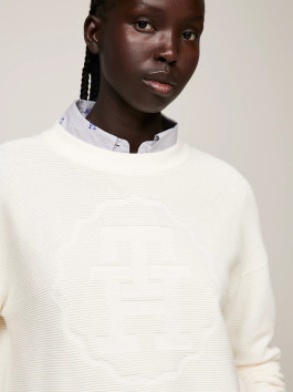 náhled Tommy Hilfiger dámský bílý svetr