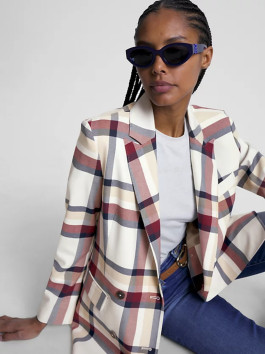 náhled Tommy Hilfiger dámské dvouřadé kárované sako