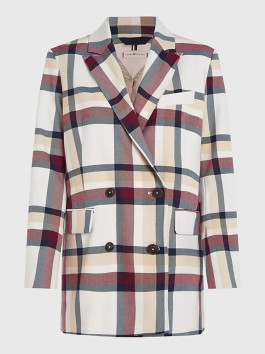 náhled Tommy Hilfiger dámské dvouřadé kárované sako
