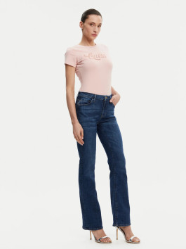 náhled Guess dámské růžové tričko