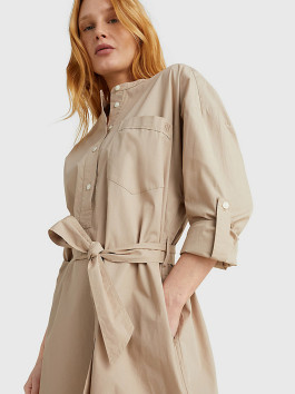 náhled Tommy Hilfiger dámské béžové šaty