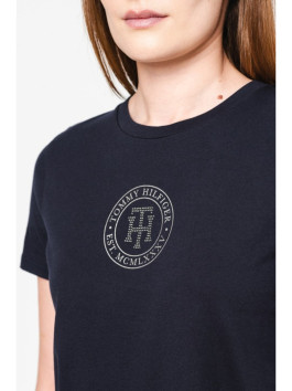 náhled Tommy Hilfiger dámské tmavě modré tričko