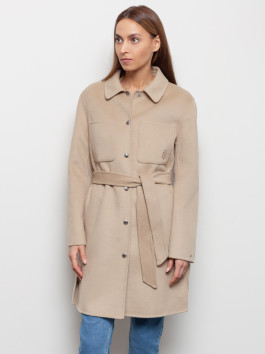 náhled Tommy Hilfiger dámský béžový kabát