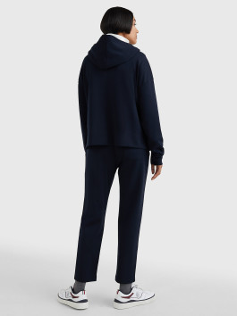 náhled Tommy Hilfiger dámská tmavě modrá mikina s kapucí