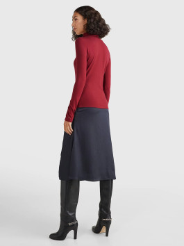 náhled Tommy Hilfiger dámský bordo rolák