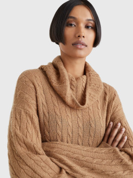 náhled Tommy Hilfiger dámské béžové šaty