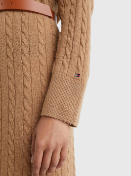 náhled Tommy Hilfiger dámské béžové šaty