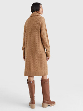 náhled Tommy Hilfiger dámské béžové šaty