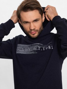 náhled Guess pánská tmavě modrá mikina