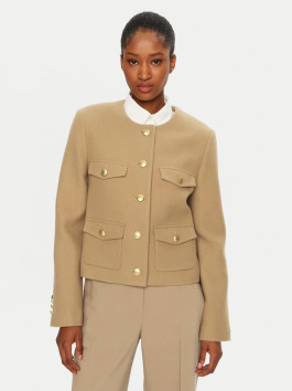 náhled Tommy Hilfiger dámský béžový přechodný kabátek