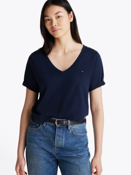 náhled Tommy Hilfiger dámské tmavě modré tričko