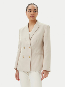 náhled Tommy Hilfiger dámské béžové lněné sako