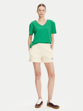náhled Tommy Hilfiger dámské krémové teplákové šortky