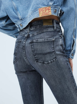 náhled Pepe Jeans dámské šedé džíny Dion