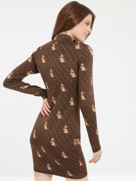 náhled Guess dámské hnědé šaty