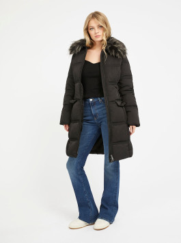 náhled Guess dámská černá dlouhá bunda