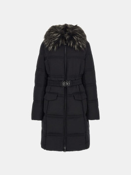 náhled Guess dámská černá dlouhá bunda