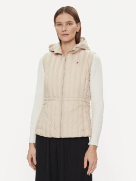 náhled Tommy Hilfiger dámská krémová vesta